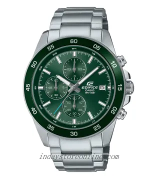 Casio Edifice Men's Watch EFR-526D-3A Standard Chronograph Mineral Glass Stainless Steel Band