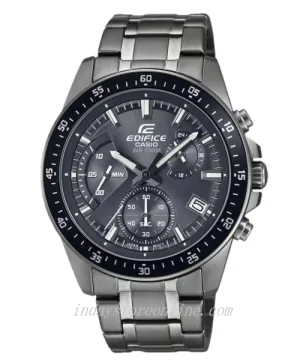 Casio Edifice Men's Watch EFV-540DC-1C Standard Chronograph Mineral Glass Stainless Steel Band