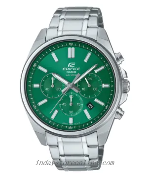 Casio Edifice Men's Watch EFV-650D-3A Standard Chronograph Mineral Glass Stainless Steel Band