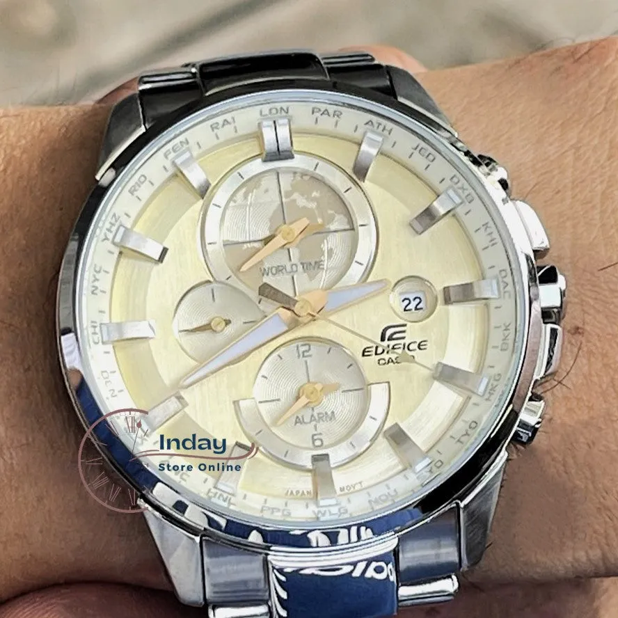 Casio Edifice Men's Watch ETD-310D-9A Stainless Steel Band Mineral Glass