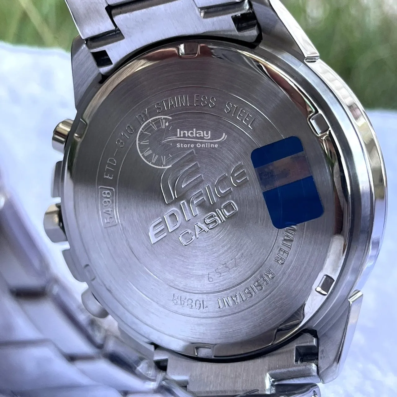 Casio Edifice Men's Watch ETD-310D-9A Stainless Steel Band Mineral Glass