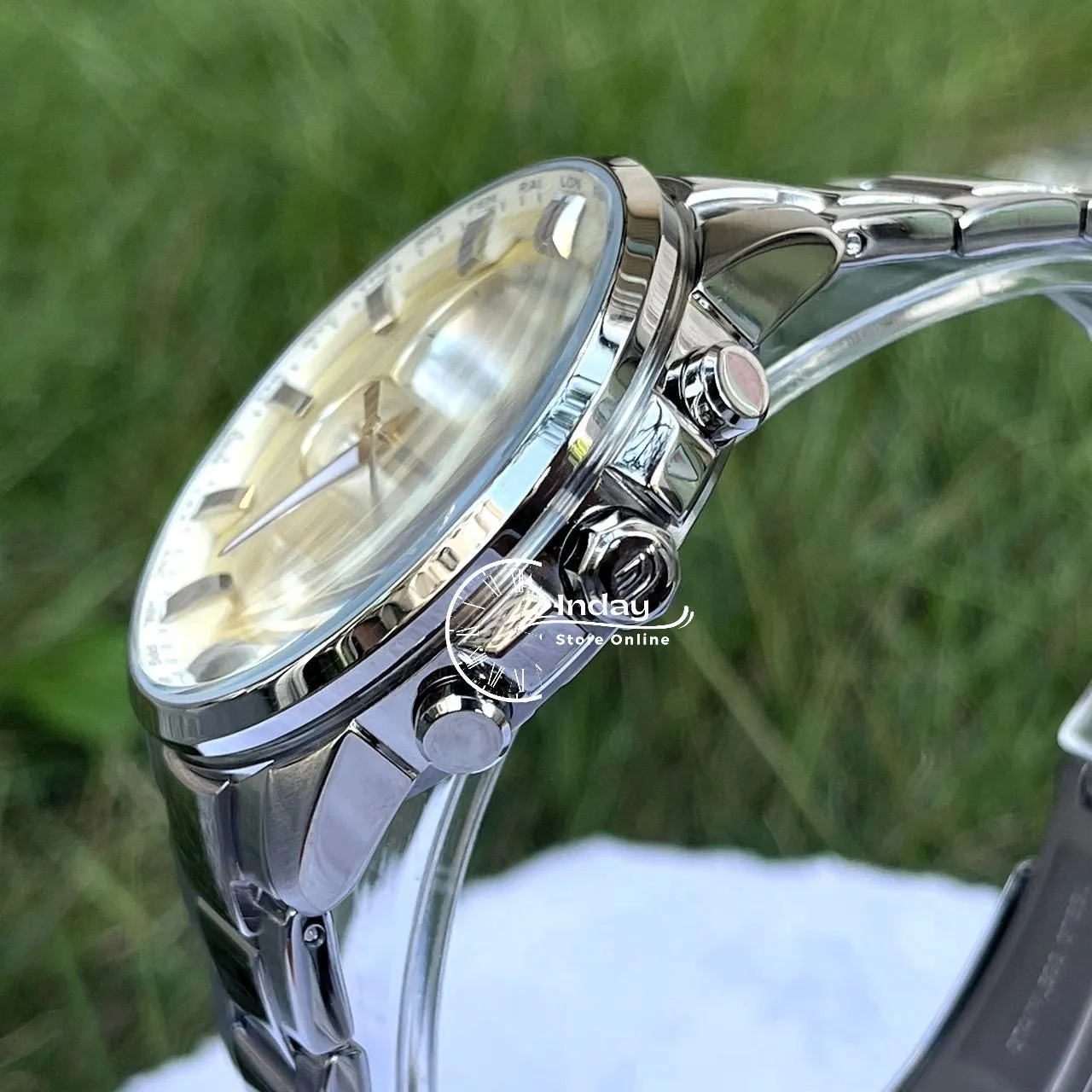 Casio Edifice Men's Watch ETD-310D-9A Stainless Steel Band Mineral Glass