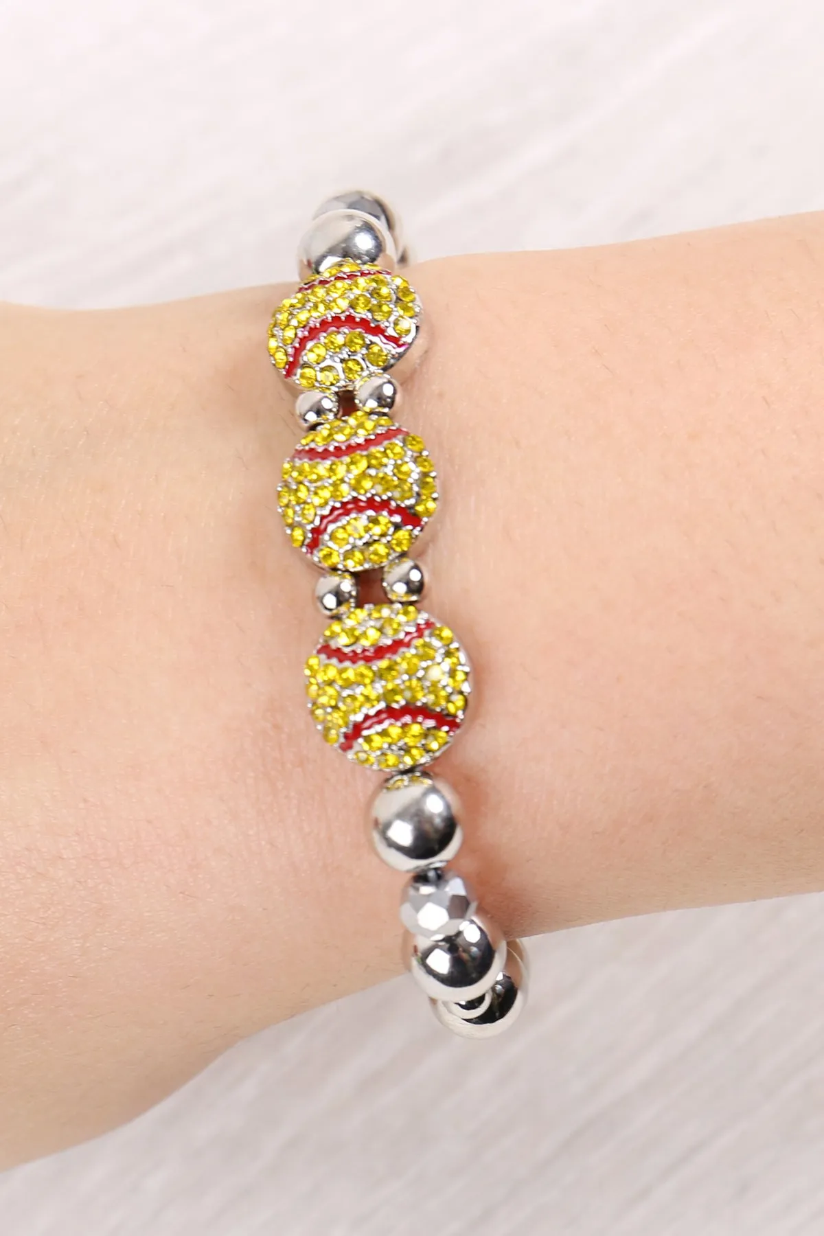 CCB SPORTS GAMEDAY STRETCH CHARM BRACELET