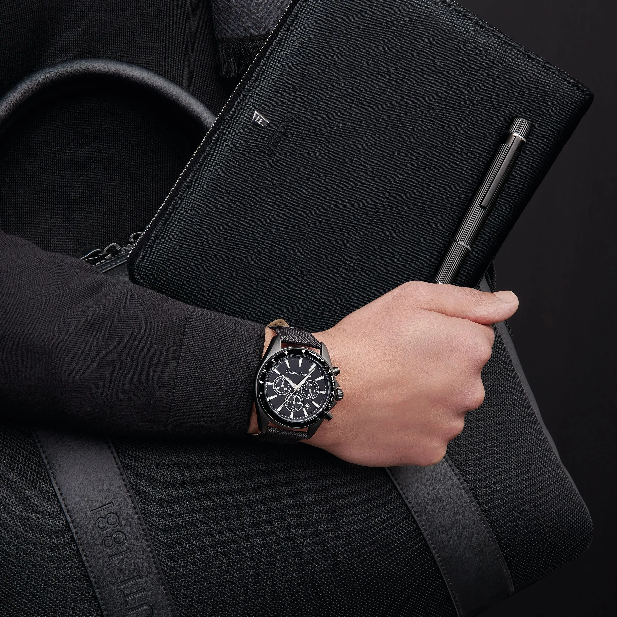 CHRISTIAN LACROIX LMK419A - Chronograph Caprio Black