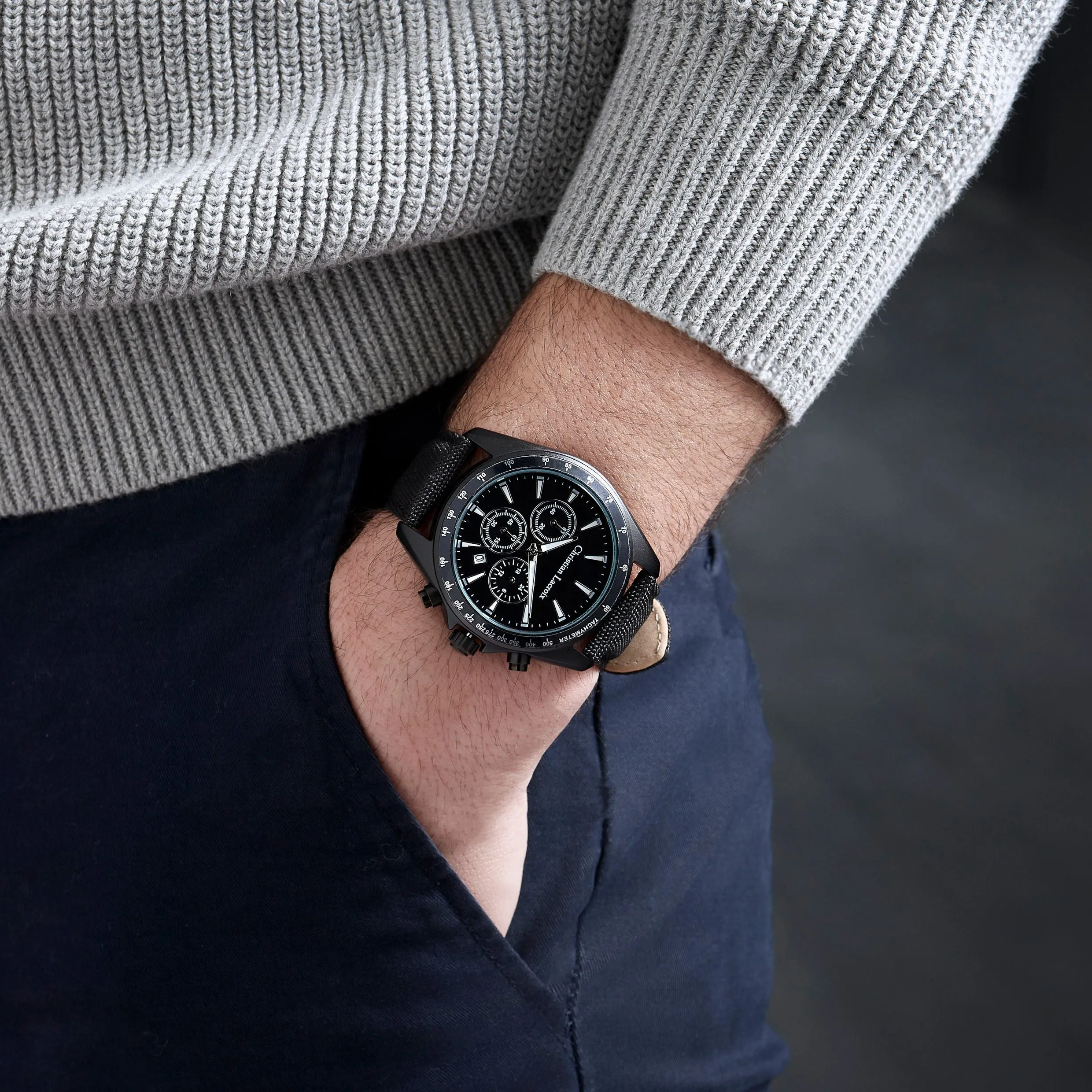 CHRISTIAN LACROIX LMK419A - Chronograph Caprio Black