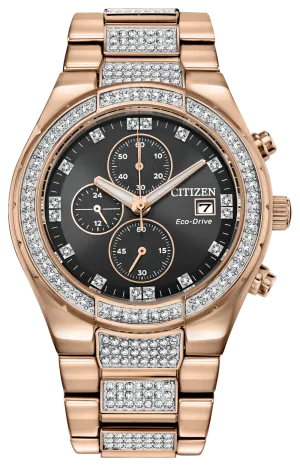 Citizen Eco Drive Crystal Men's Watch CA0753-55E
