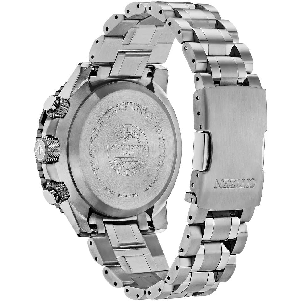 Citizen Eco-Drive Promaster Skyhawk A-T Titanium Black Dial Watch JY8108-53E