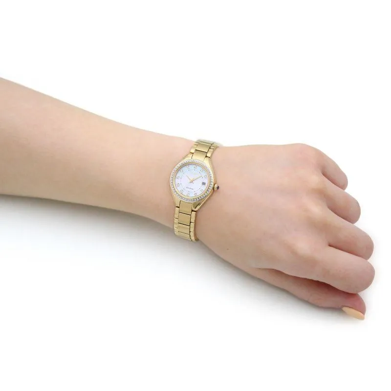 Citizen Eco Drive Silhouette Crystal Women's Watch EW2552-50D