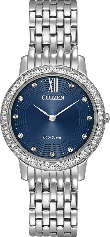 Citizen Eco-Drive Silhouette Crystal Women's Watch EX1480-58L