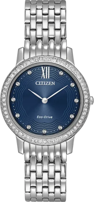 Citizen Eco-Drive Silhouette Crystal Women's Watch EX1480-58L