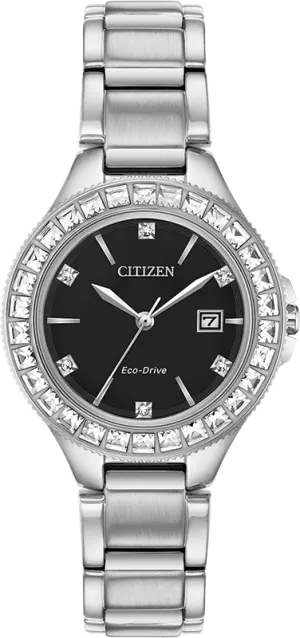 Citizen Eco Drive Silhouette Crystal Women's Watch FE1190-53E