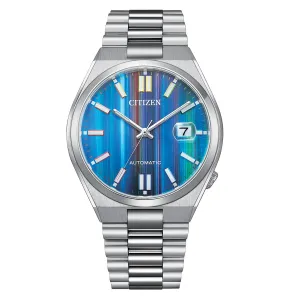 Citizen NJ0151-53W Tsuyosa Mechanical Blue Gradient Dial Stainless Steel Watch