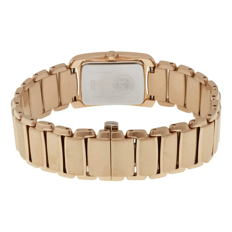 Citizen Rose Gold-tone Case Black Dial Eco-Drive Ladies Watch EG2976-57W