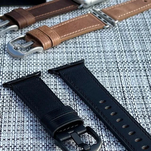City | Leather Watch Band for Apple Watch ®