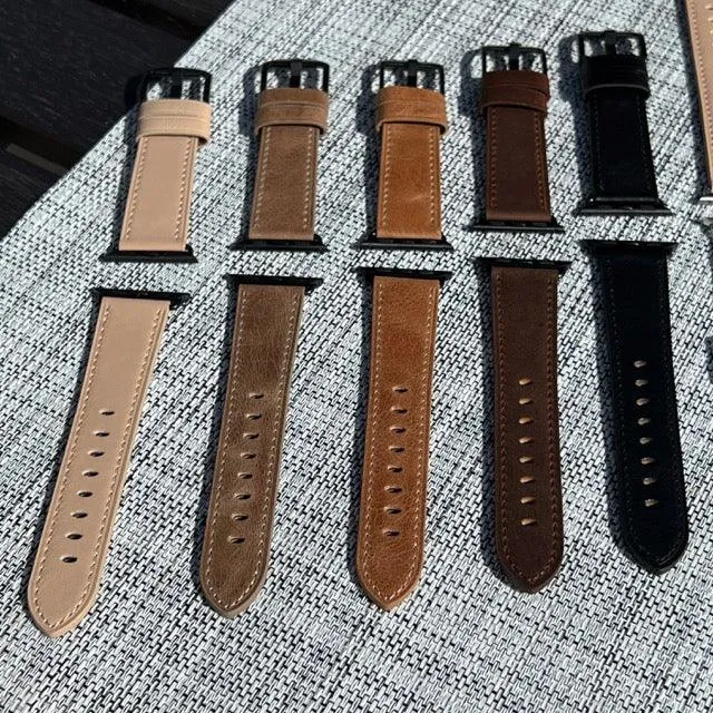 City | Leather Watch Band for Apple Watch ®