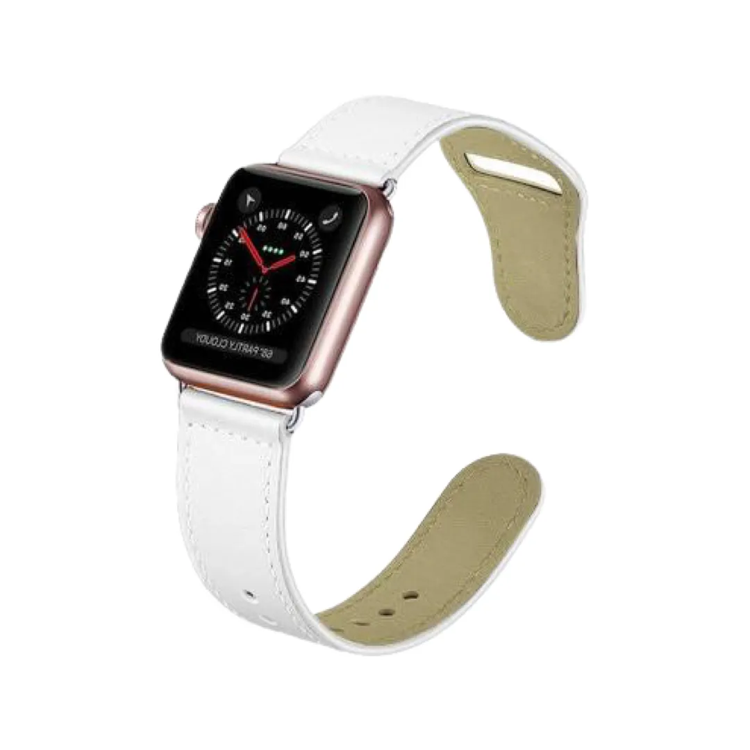 Classic Leather Strap Apple Watch Band