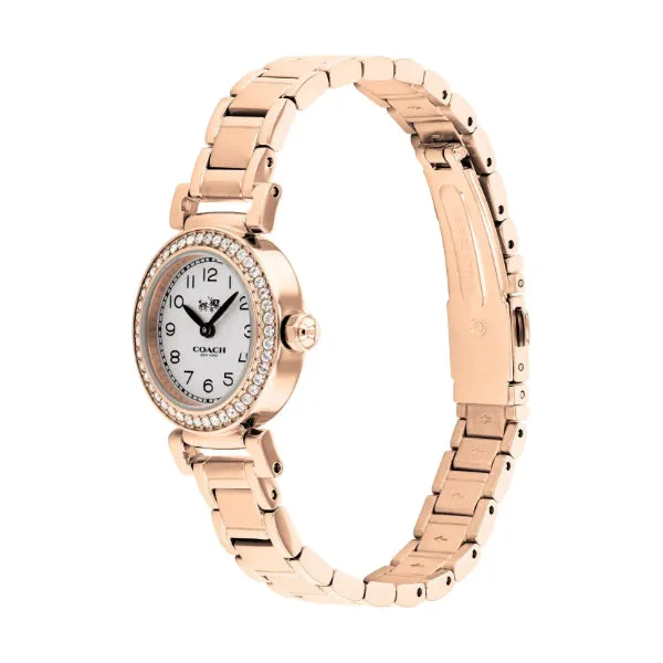 Coach Madison Rose Gold Stainless Steel White Dial Quartz Watch for Ladies - 14502405