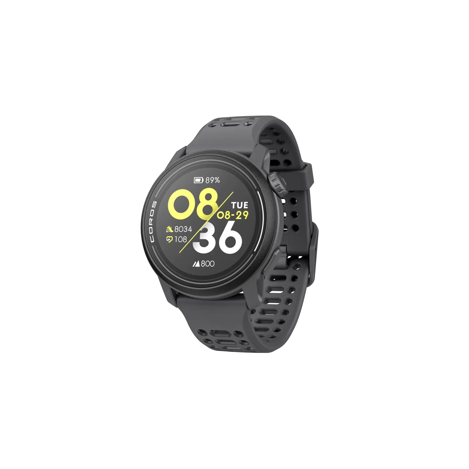 Coros Pace 3 Gps Sport Watch - Black Silicon Band