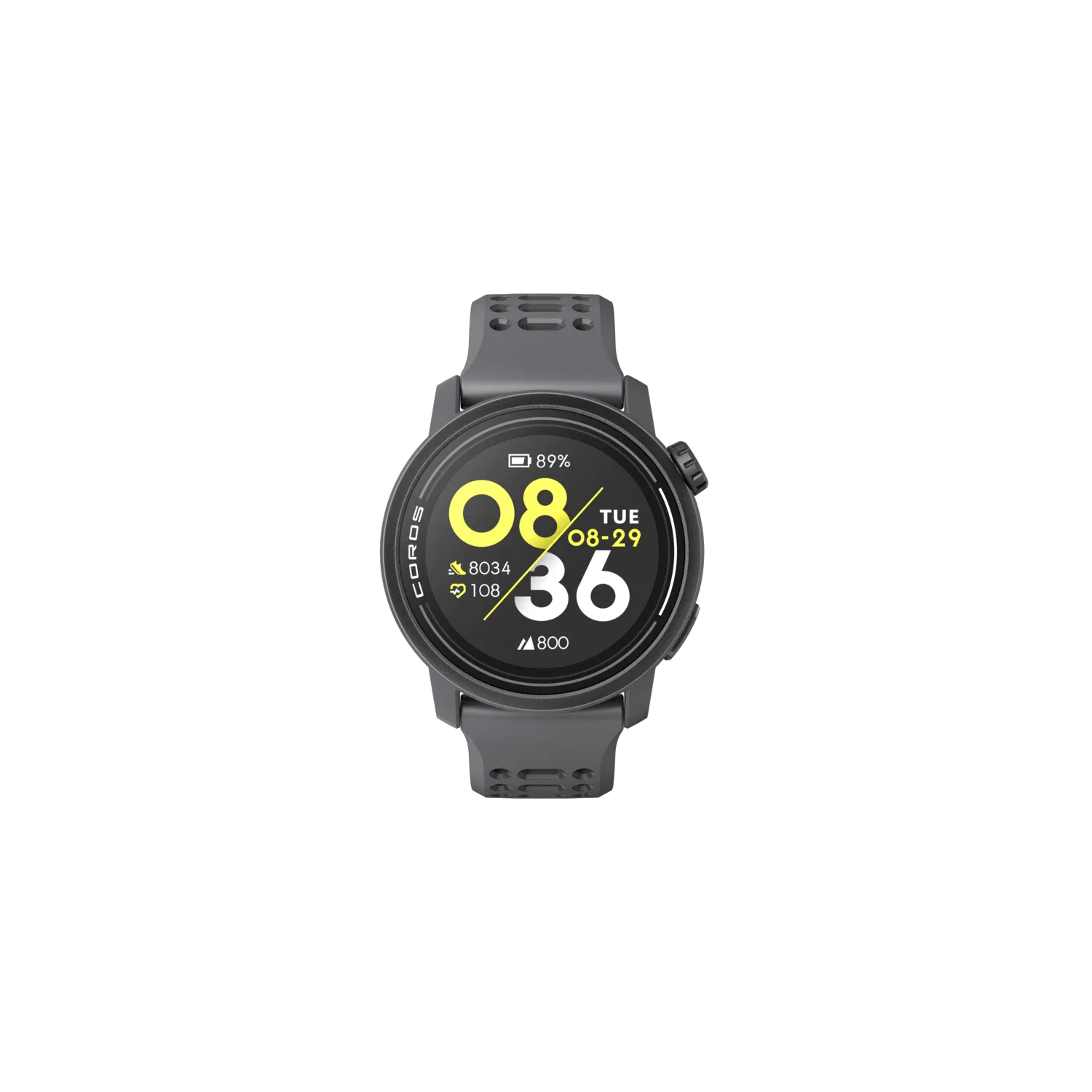 Coros Pace 3 Gps Sport Watch - Black Silicon Band