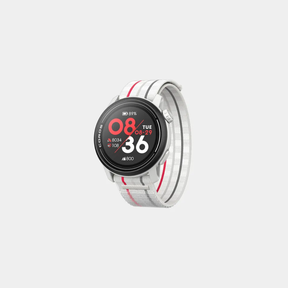 Coros Pace 3 Gps Sport Watch - White Nylon Band