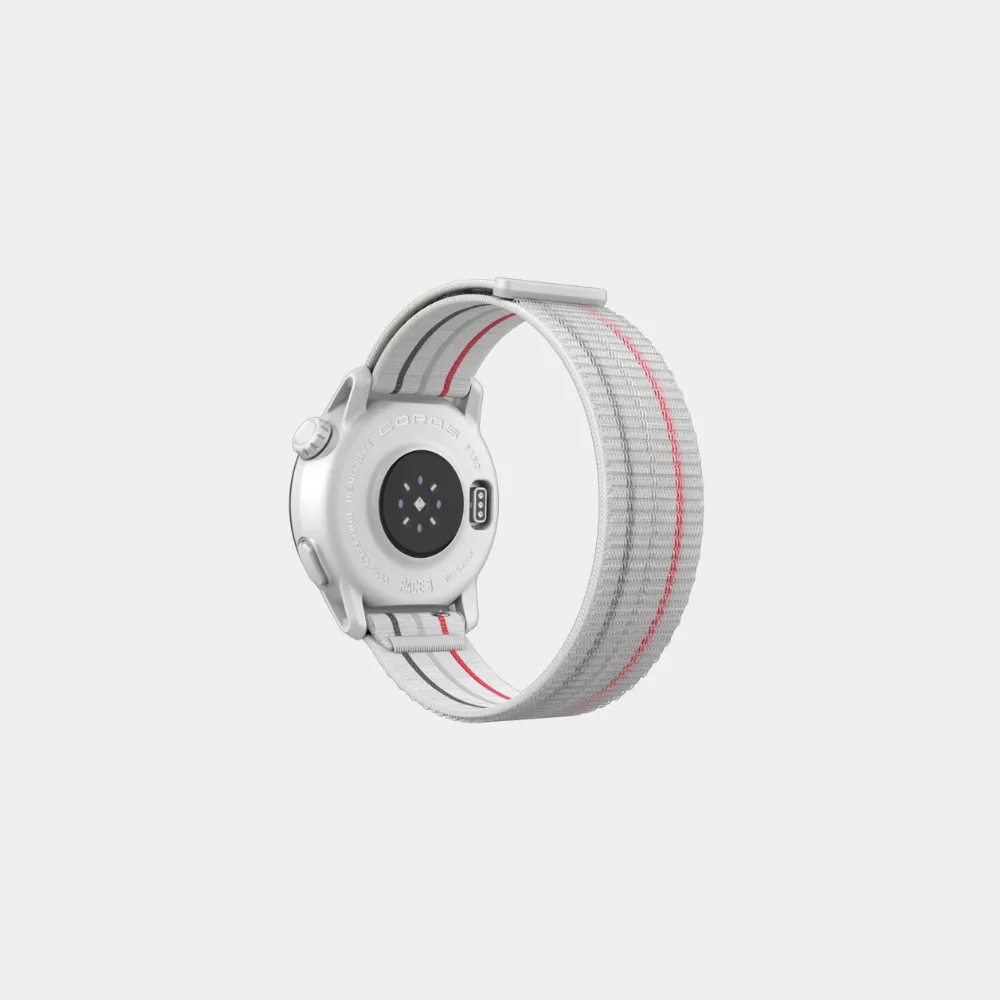 Coros Pace 3 Gps Sport Watch - White Nylon Band
