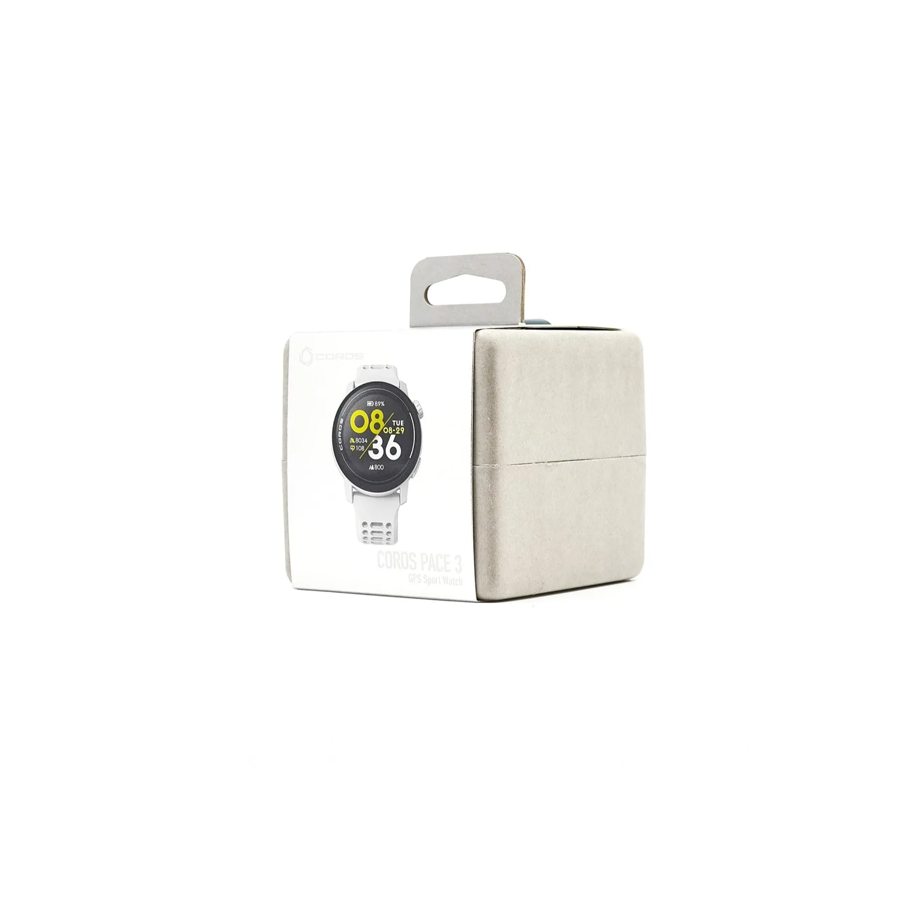 Coros Pace 3 Gps Sport Watch - White Silicon Band