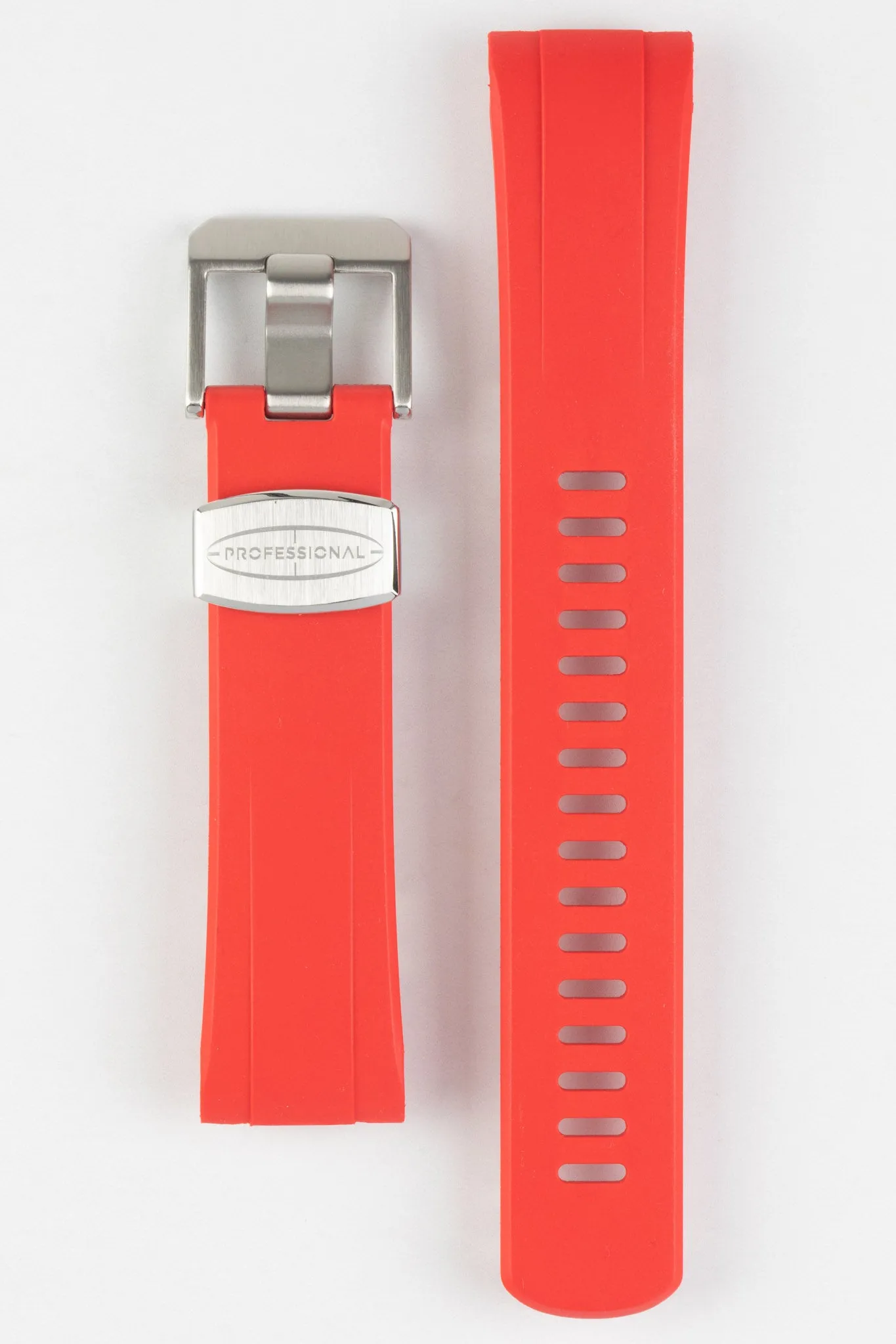 CRAFTER BLUE CB08 Rubber Watch Strap for Seiko "New" Turtle Series – RED