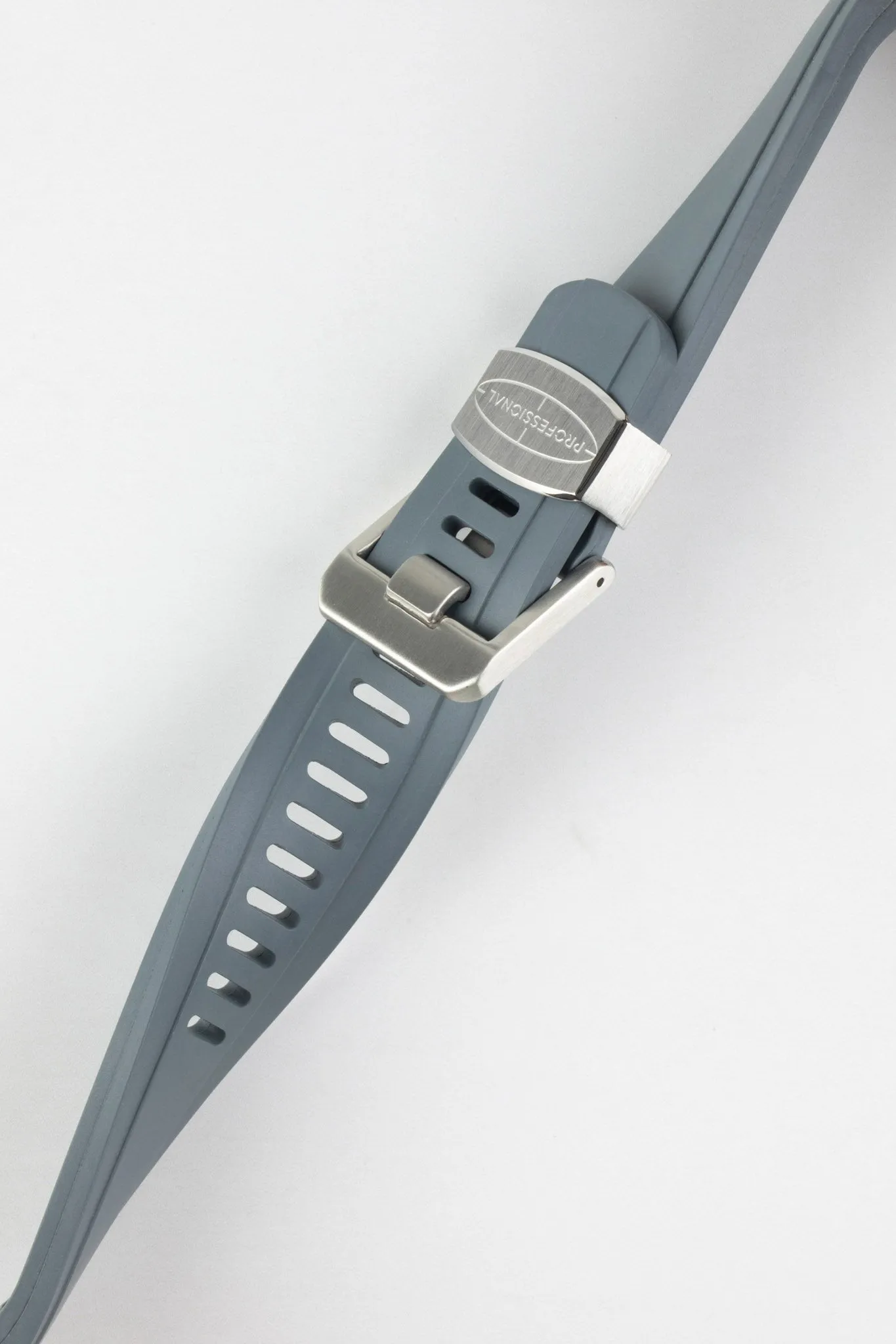 CRAFTER BLUE CB10 Rubber Watch Strap for Seiko SKX Series – GREY with Rubber & Steel Keepers