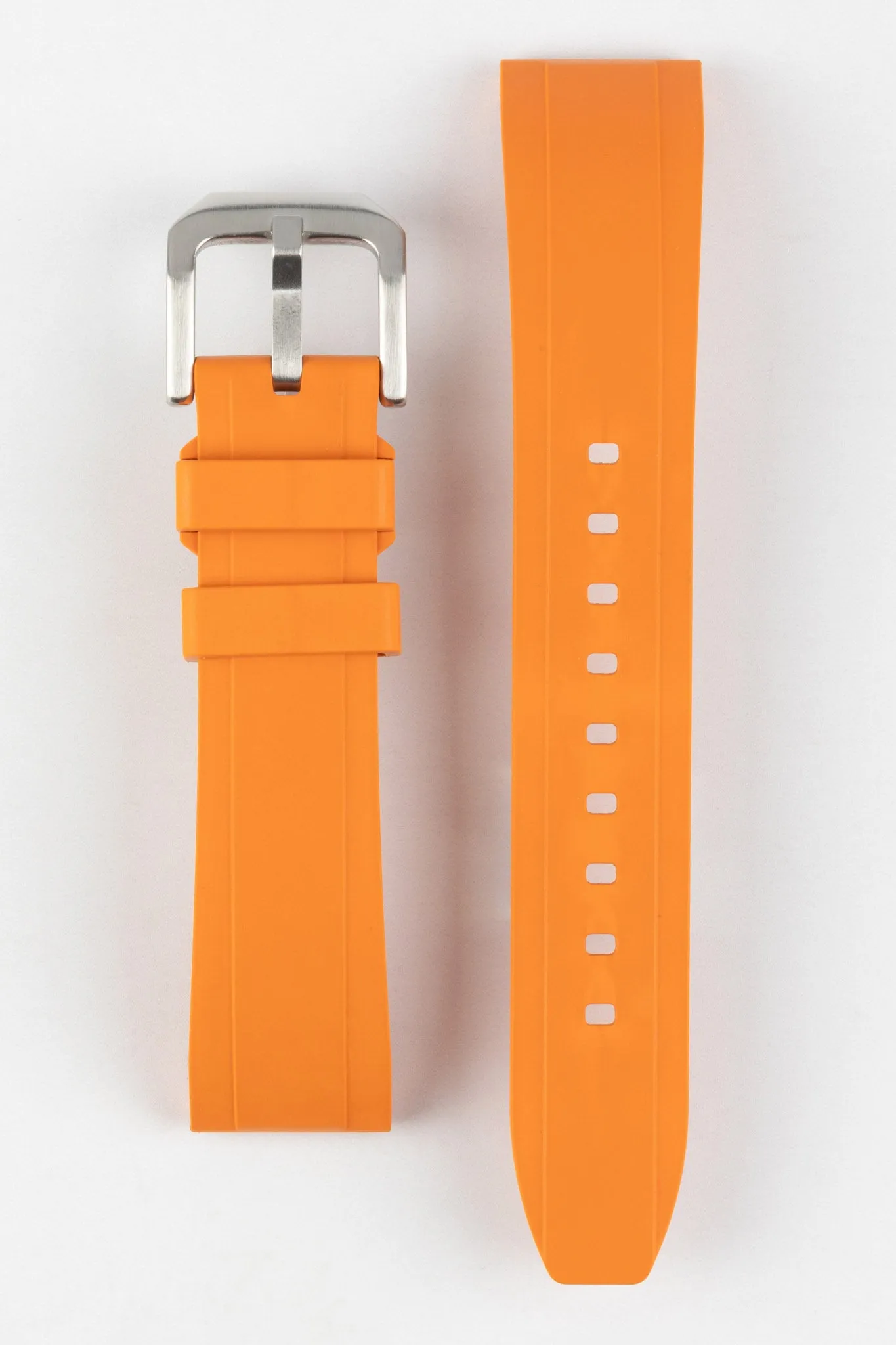 CRAFTER BLUE UX03 Orange FKM Rubber Watch Strap