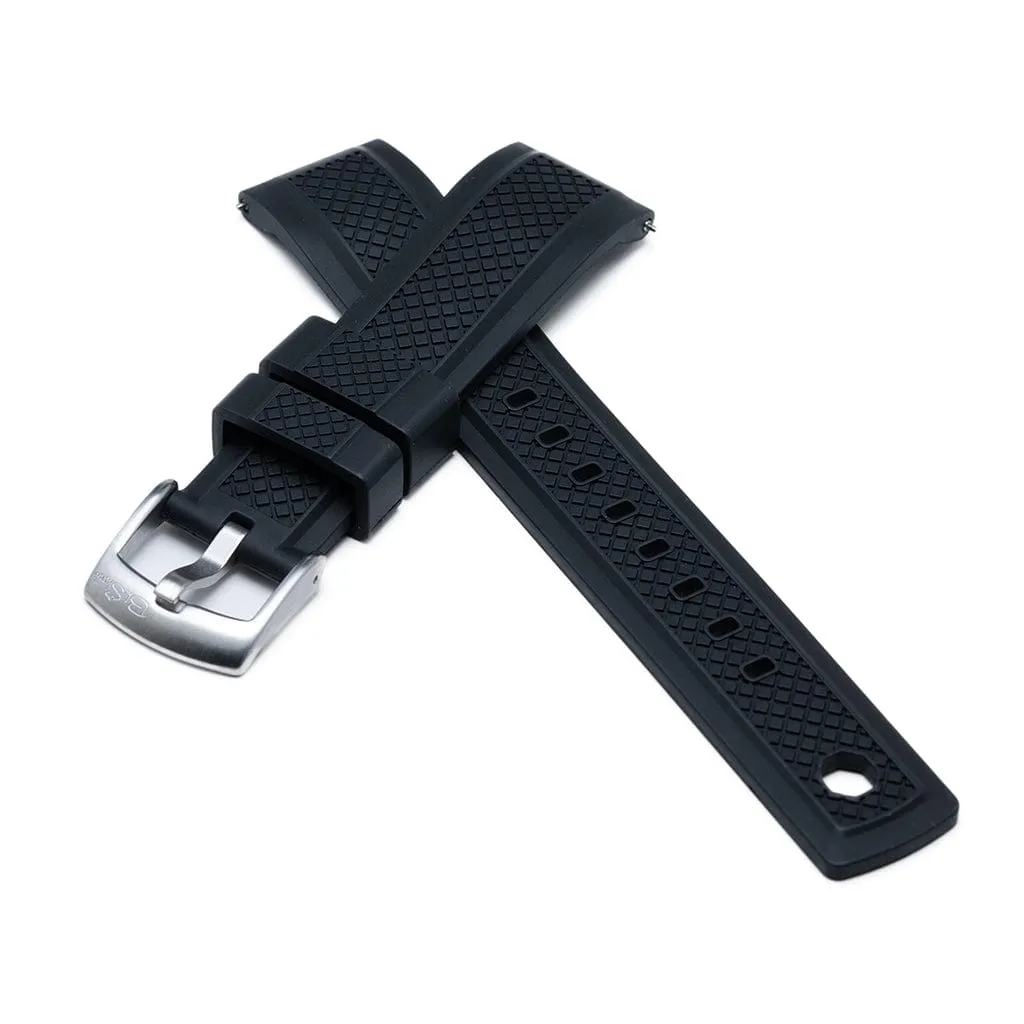 Crosshatch Rubber - Black