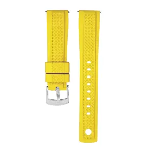Crosshatch Rubber - Yellow