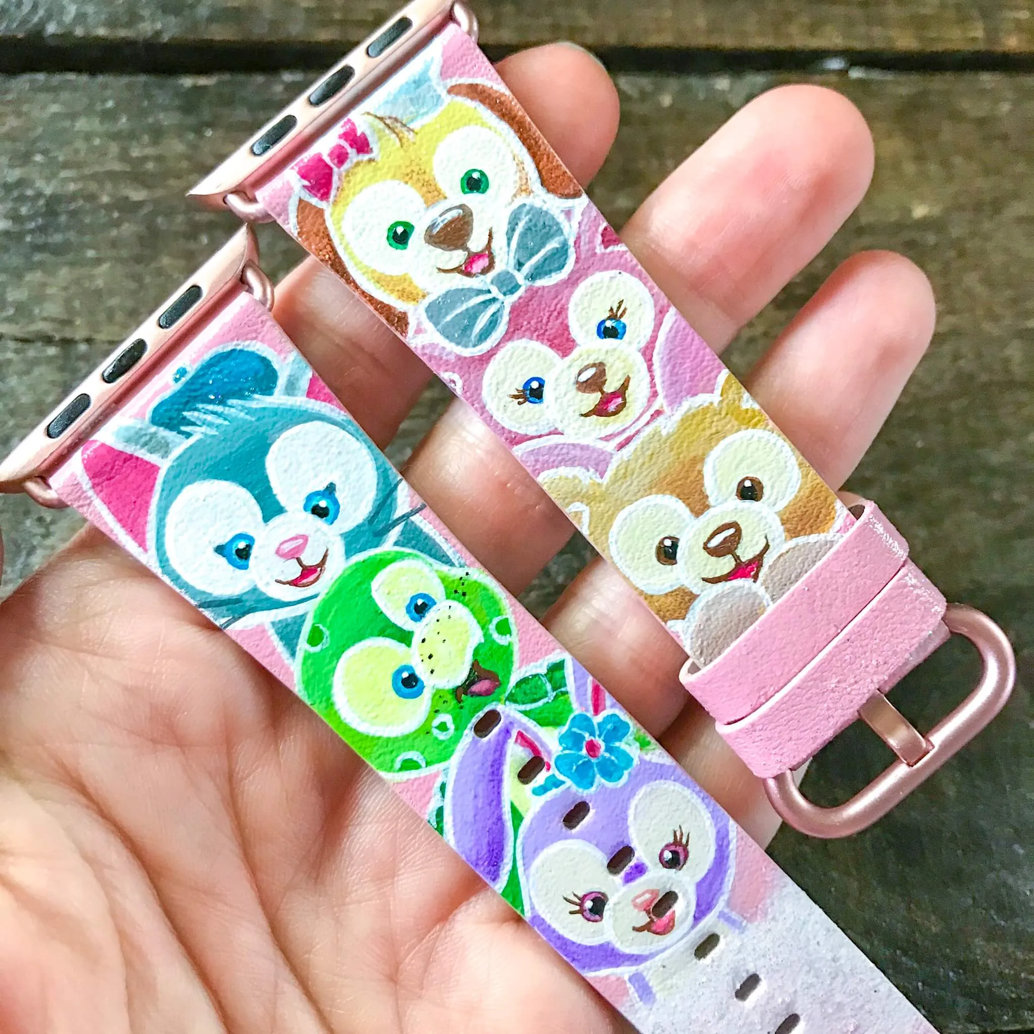 Custom Hand Painted Watch Band