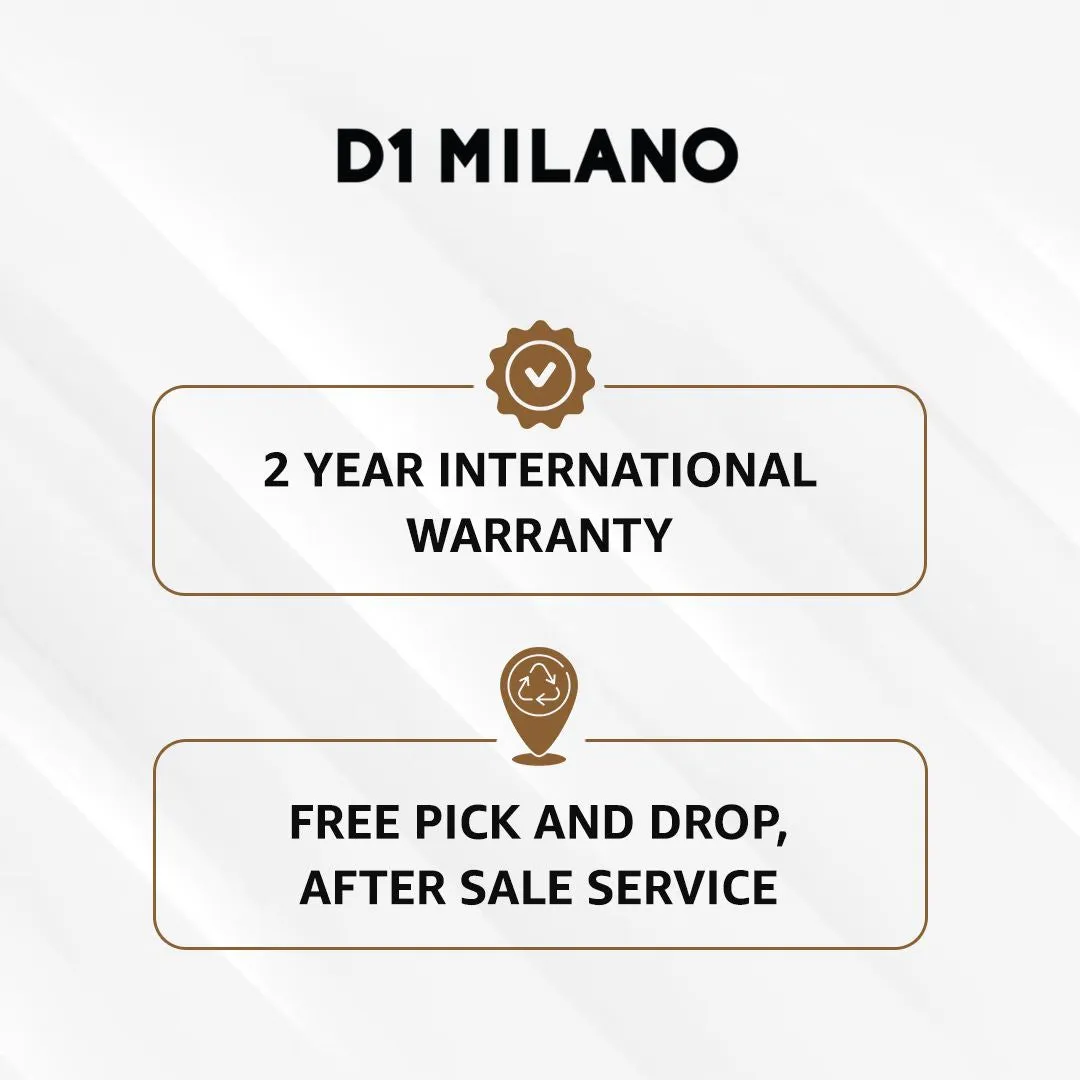 D1 Milano POLYCHRONO Black Dial Quartz Analog Watch - For Gents PHBJ09