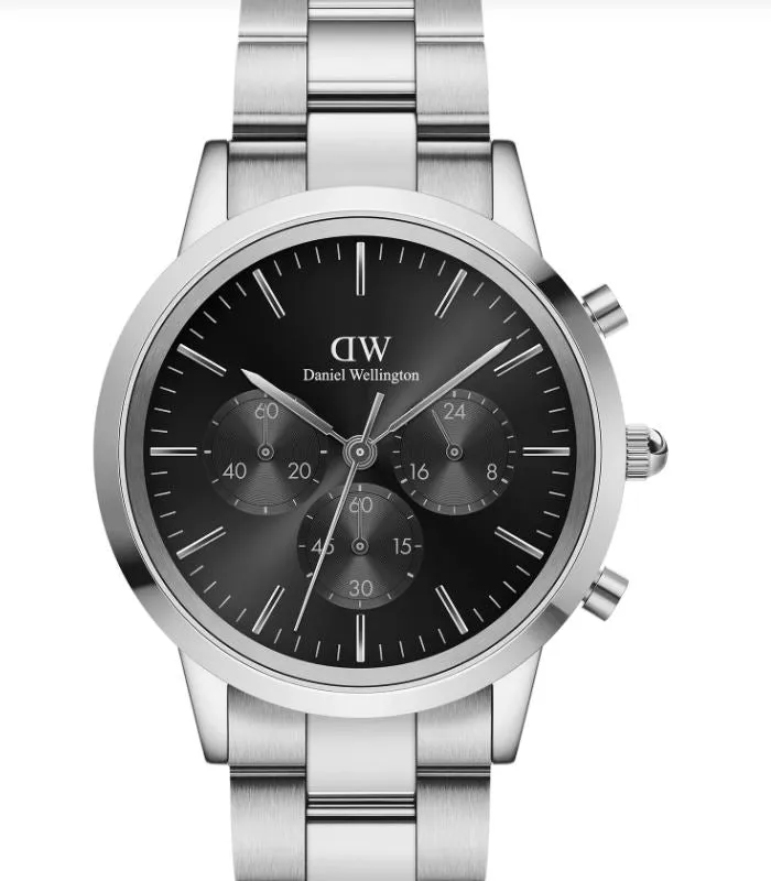 Daniel Wellington Iconic Chronograph Link Onyx 42mm