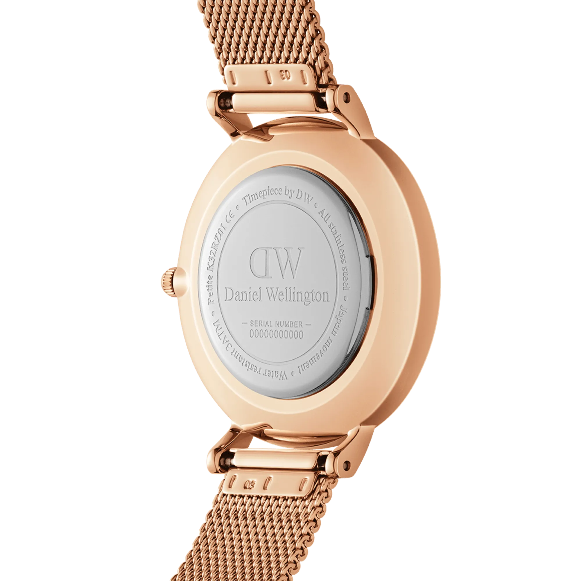 Daniel Wellington Petite 32 Melrose Rose Gold & Black Watch