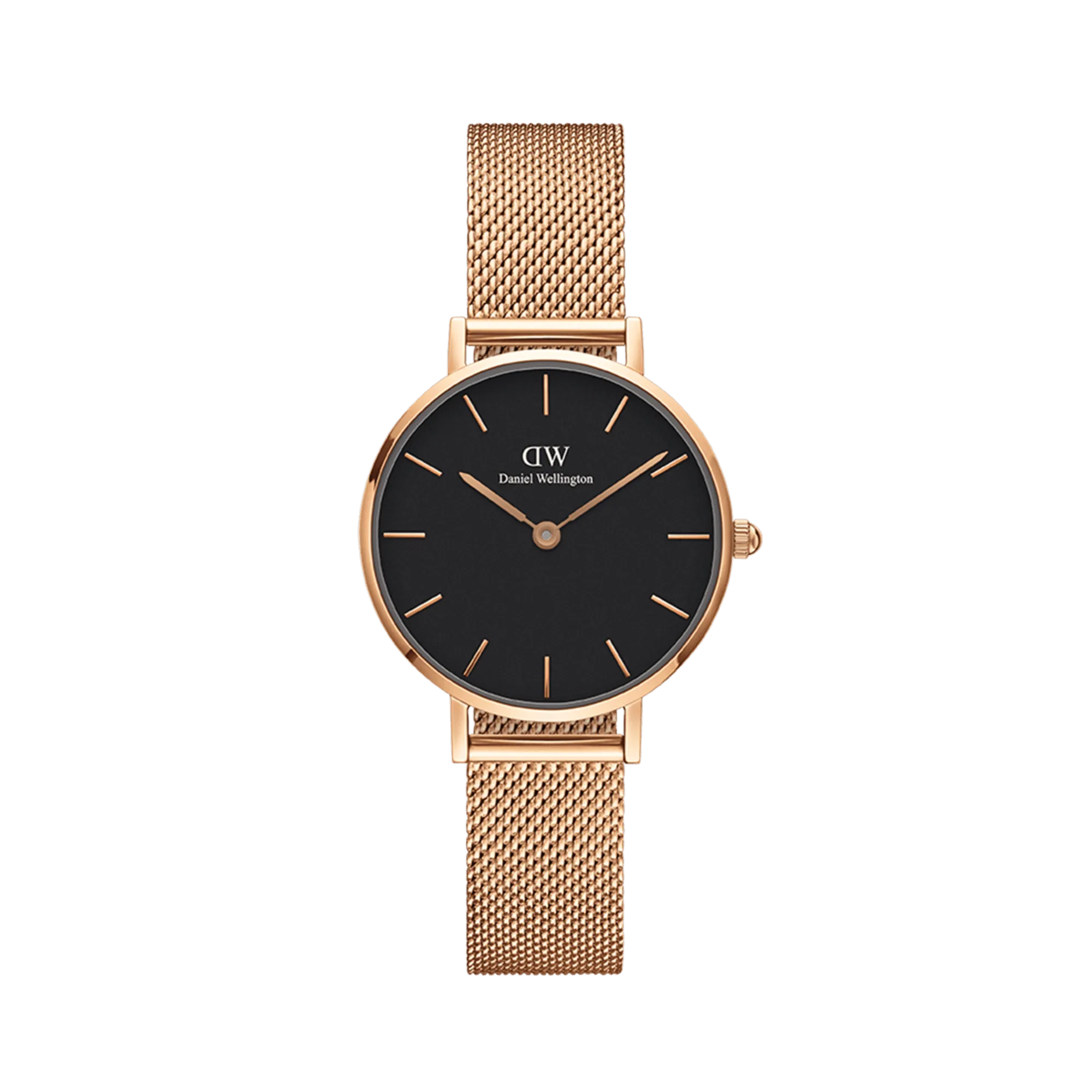 Daniel Wellington Petite 32 Melrose Rose Gold & Black Watch