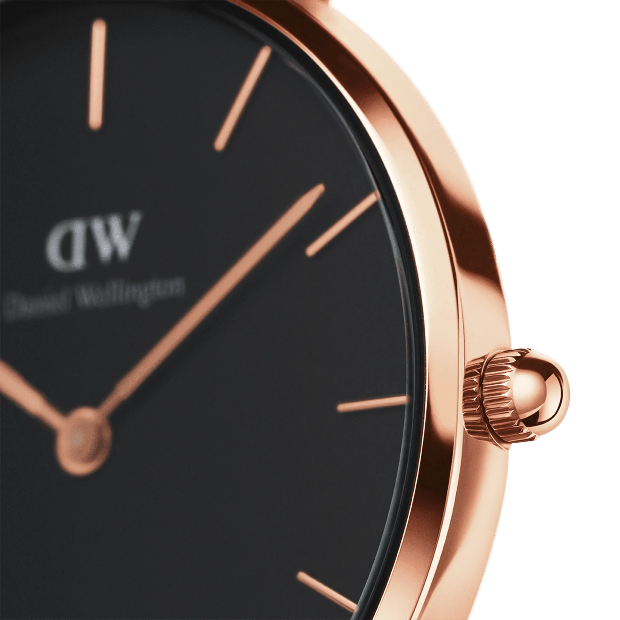 Daniel Wellington Petite 32 Melrose Rose Gold & Black Watch