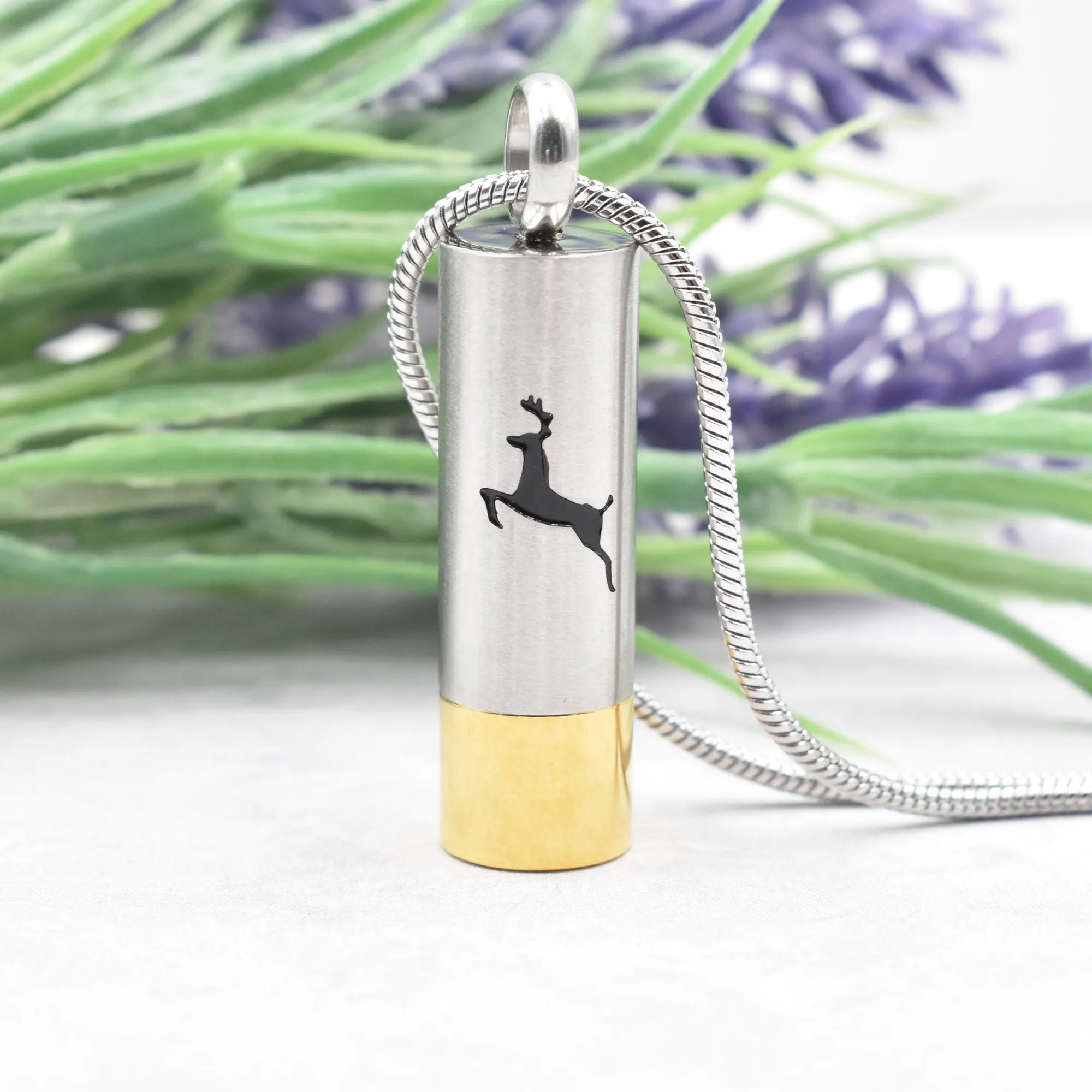 Deer Shotgun Shell Cremation Jewelry
