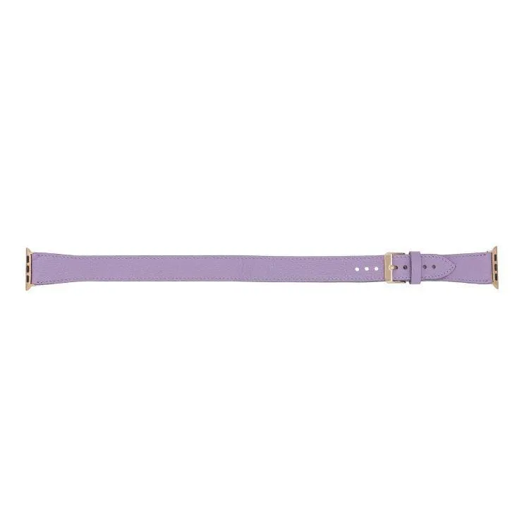 DelfiCase Double Leather Watch Band for Apple