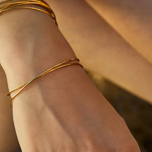 double bangle bracelet Duna