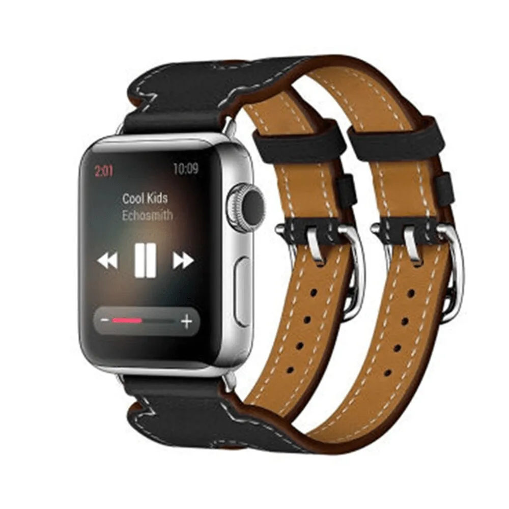 Double Buckle Cuff Watch Band