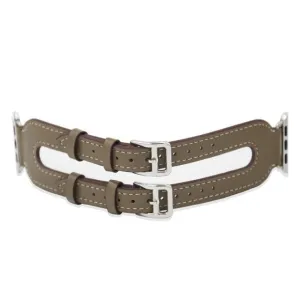 Double Buckle Cuff Watch Band