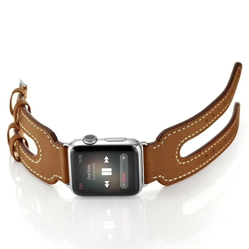 Double Buckle Cuff Watch Band