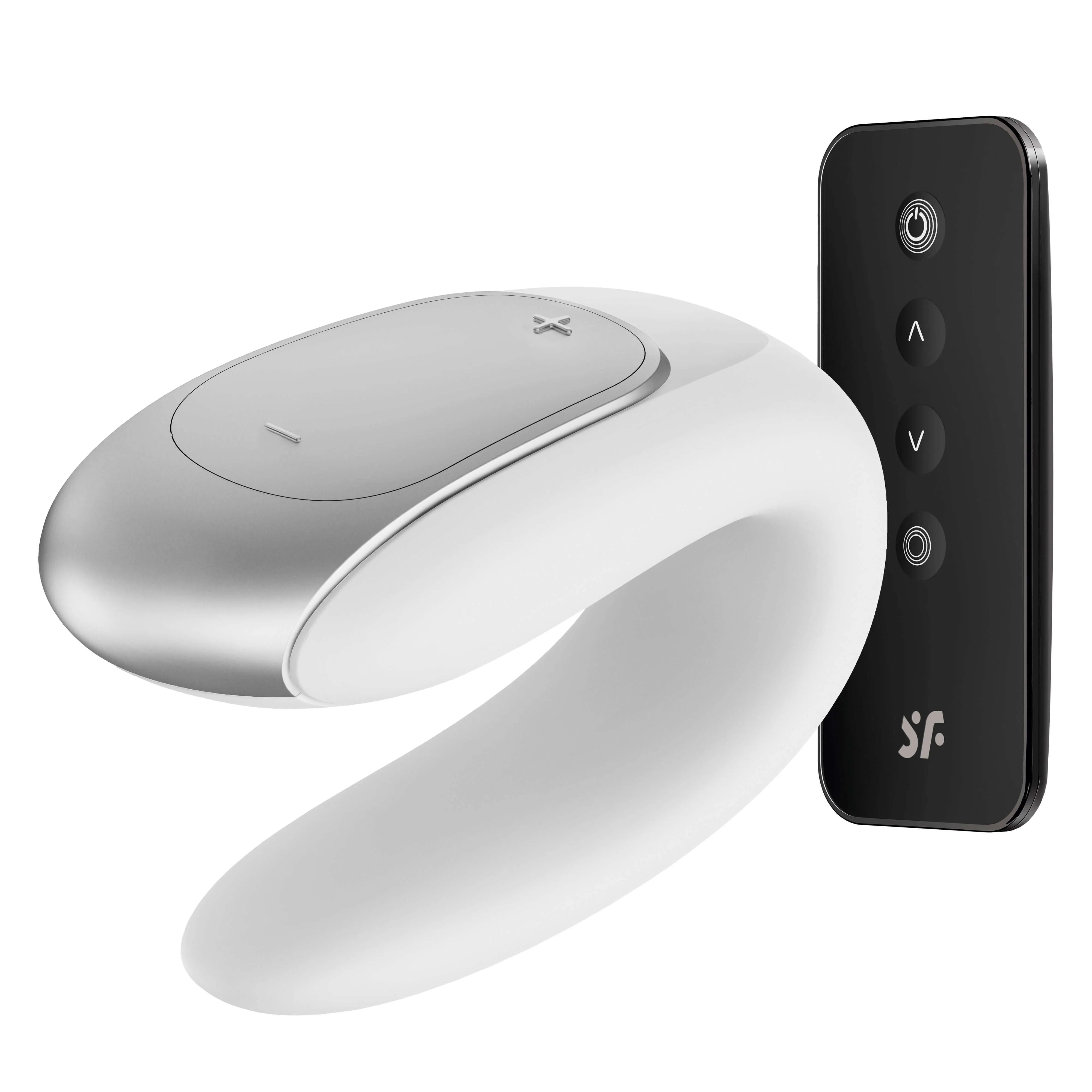 Double Fun Couples Massager - White