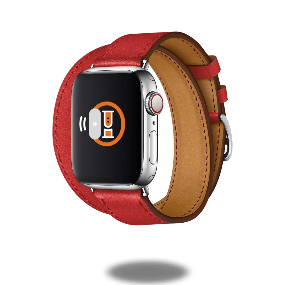 Double Tour Leather Bracelet