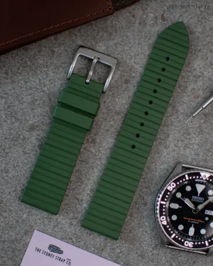 FKM QUICK RELEASE RIBBED - GREEN
