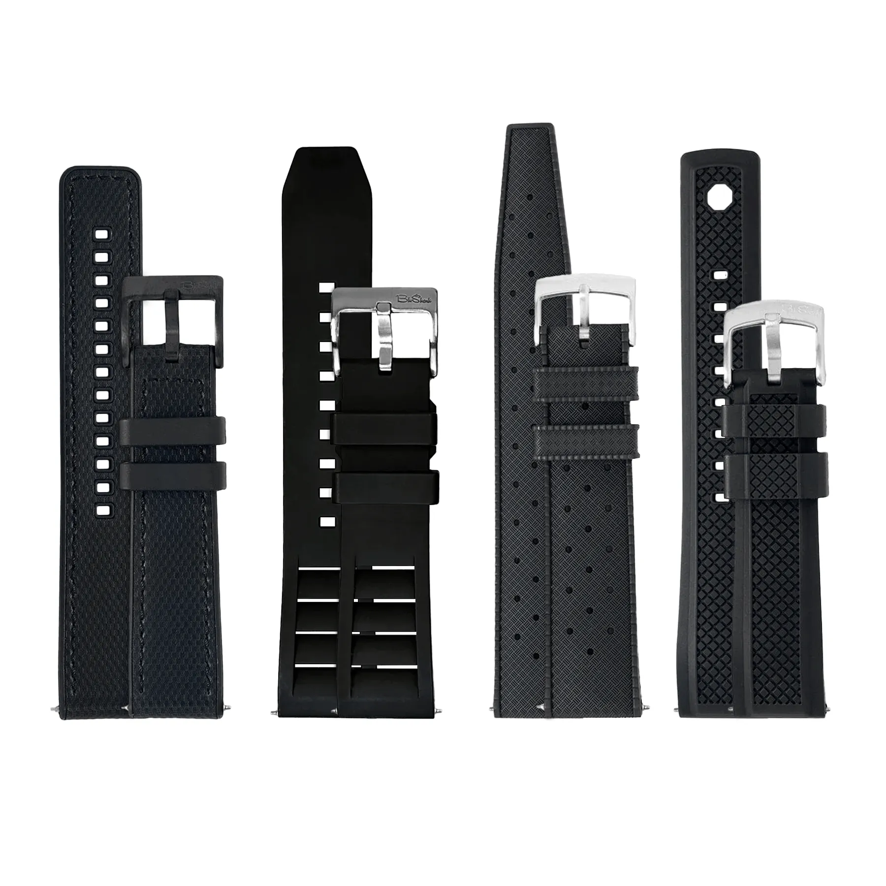 FKM Rubber - Black - 4 Pack Bundle