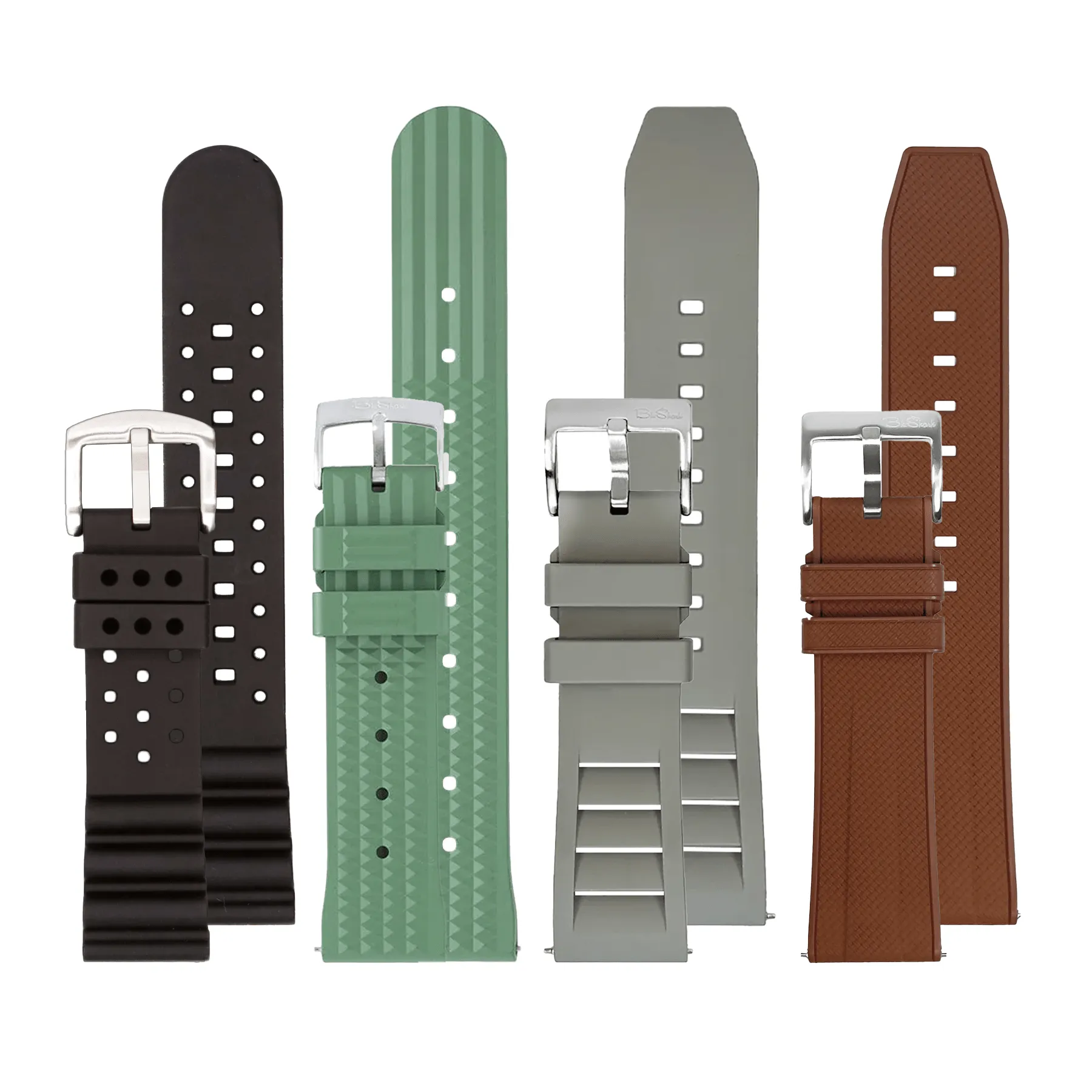 FKM Rubber - Earth Tone - 4 Pack Bundle