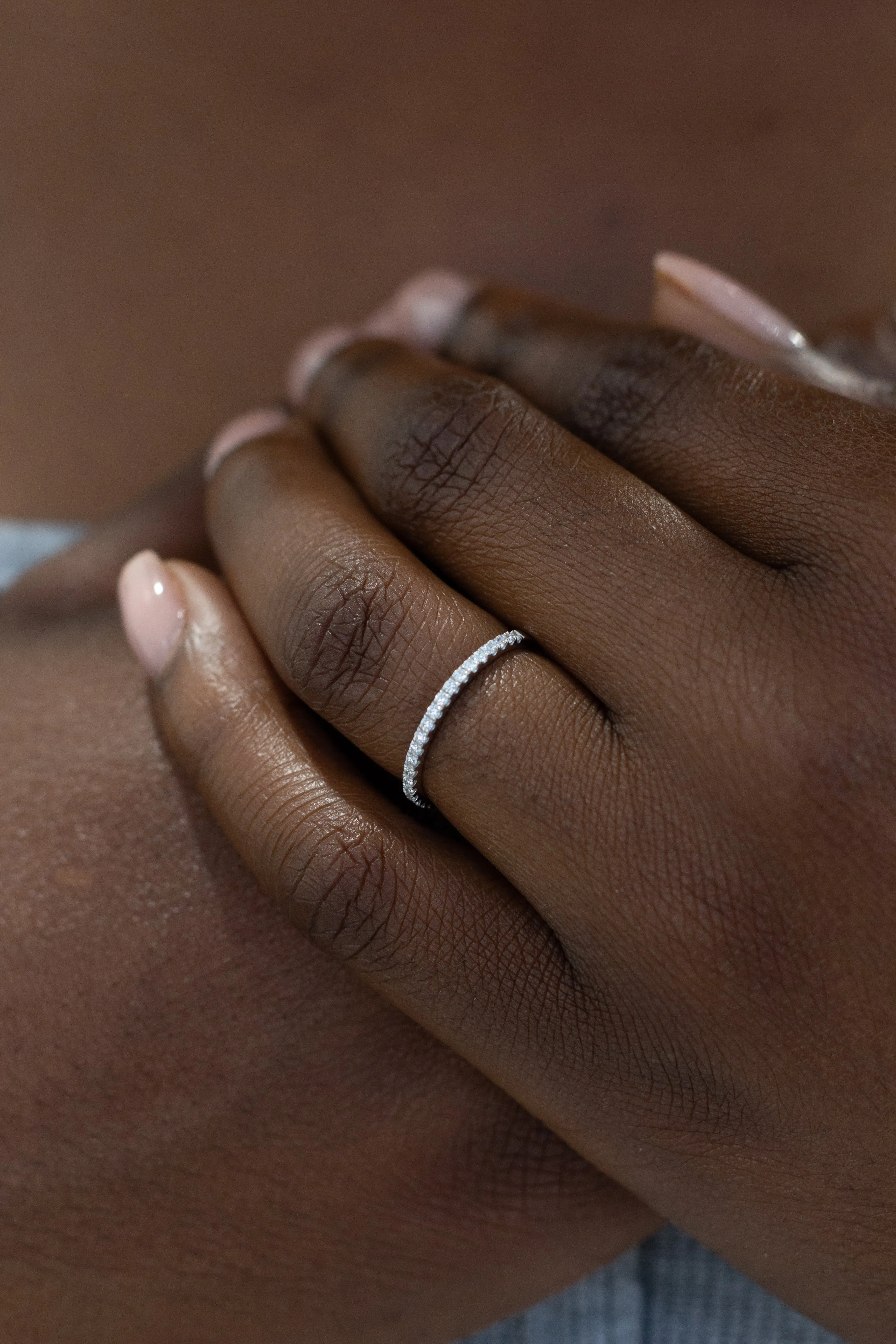 FLASH SALE ~ 14K White Gold ~ WB059M ~ MOISSANITE BAND