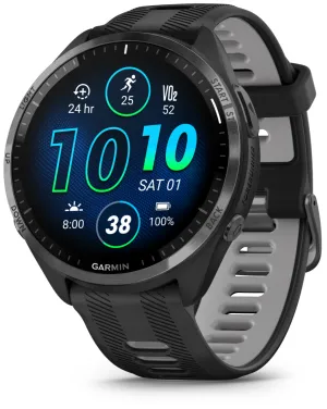 Forerunner 965 Premium GPS Running and Triathlon Titanium Smartwatch with AMOLED Touchscreen Display